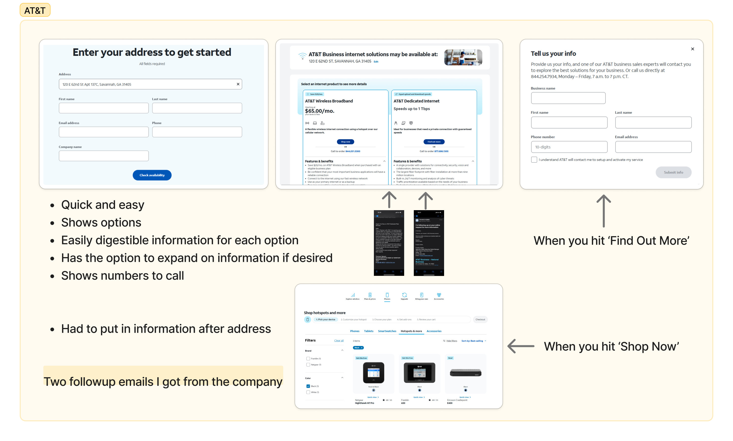 AT&T competitive reference