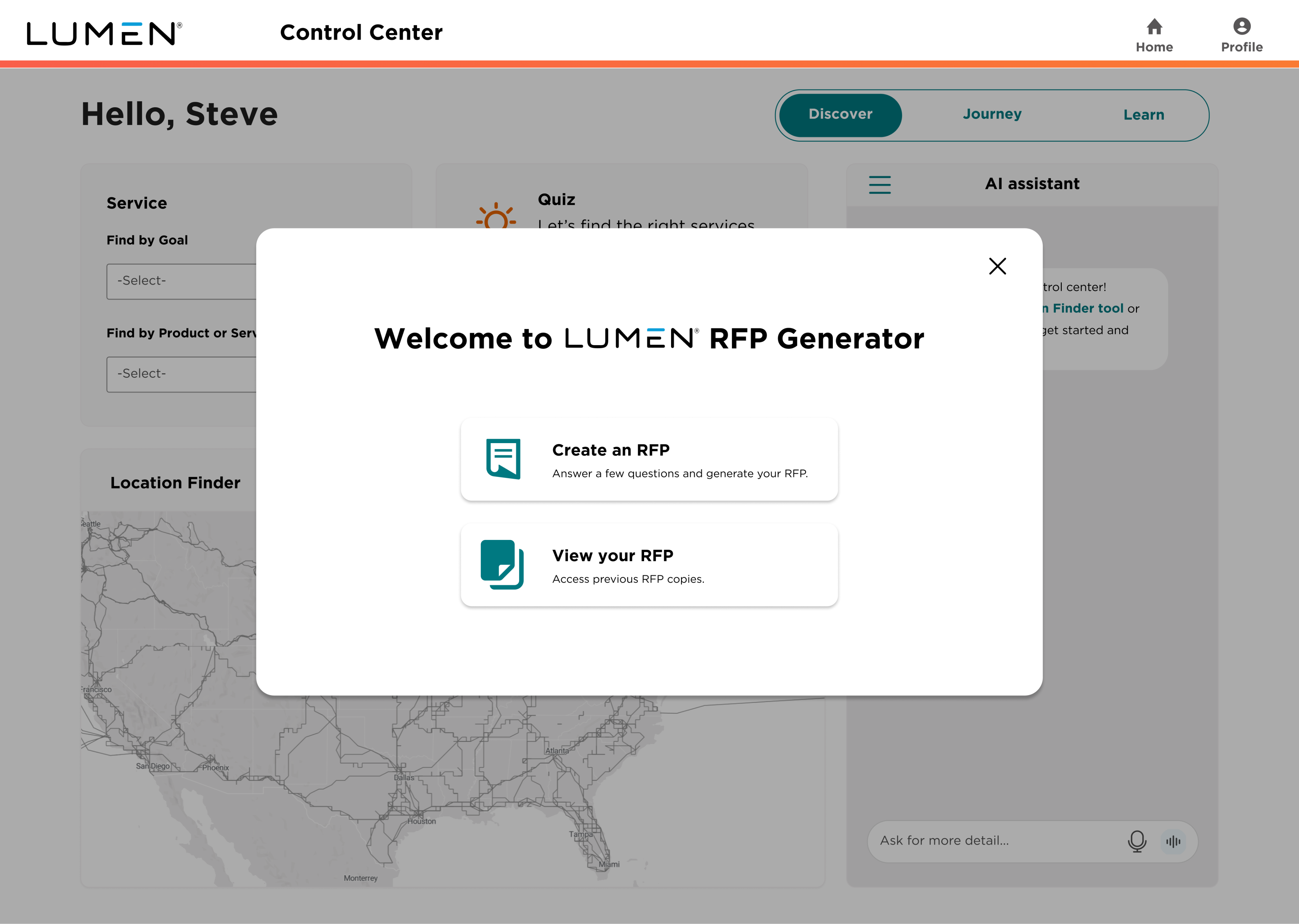 RFP Generator flow