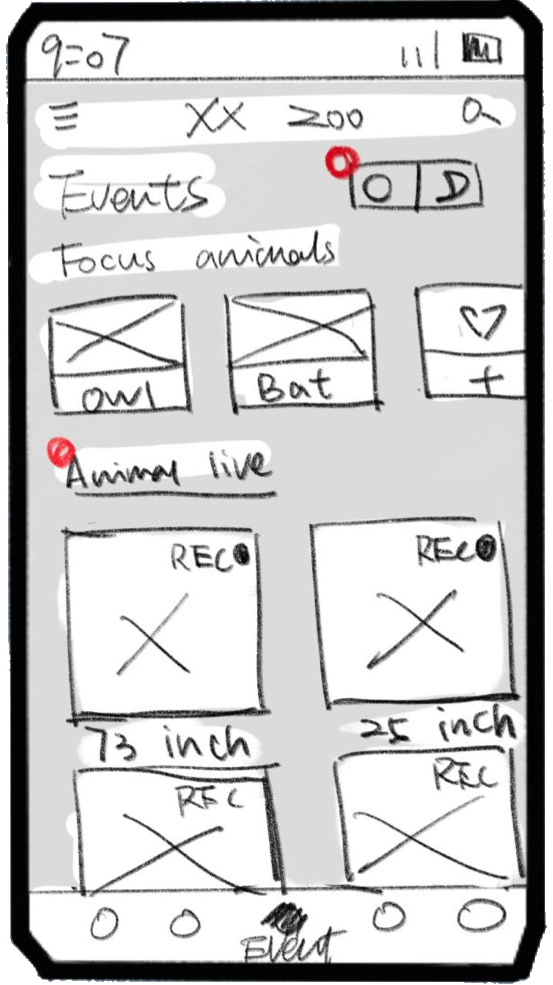 Concept B day and night events sketch